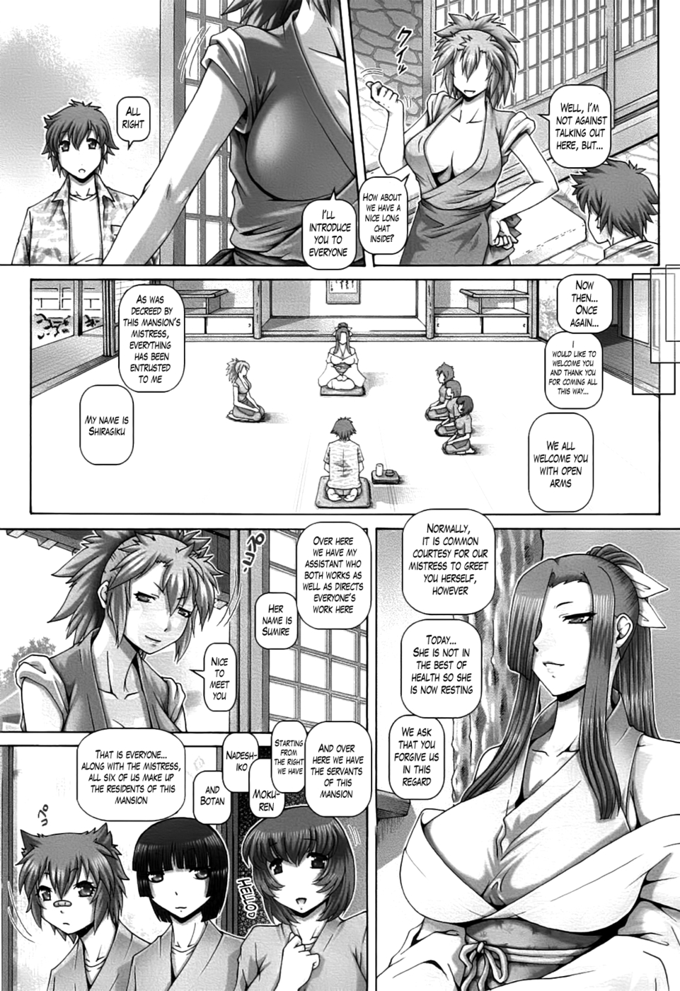 Hentai Manga Comic-Ayakashi Yakata no Miko-Chapter 1-9